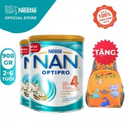 [Tặng 1 Balo Vườn Thú] Combo 2 Lon Sữa Bột Nestle NAN Optipro 4 (900g/hộp)